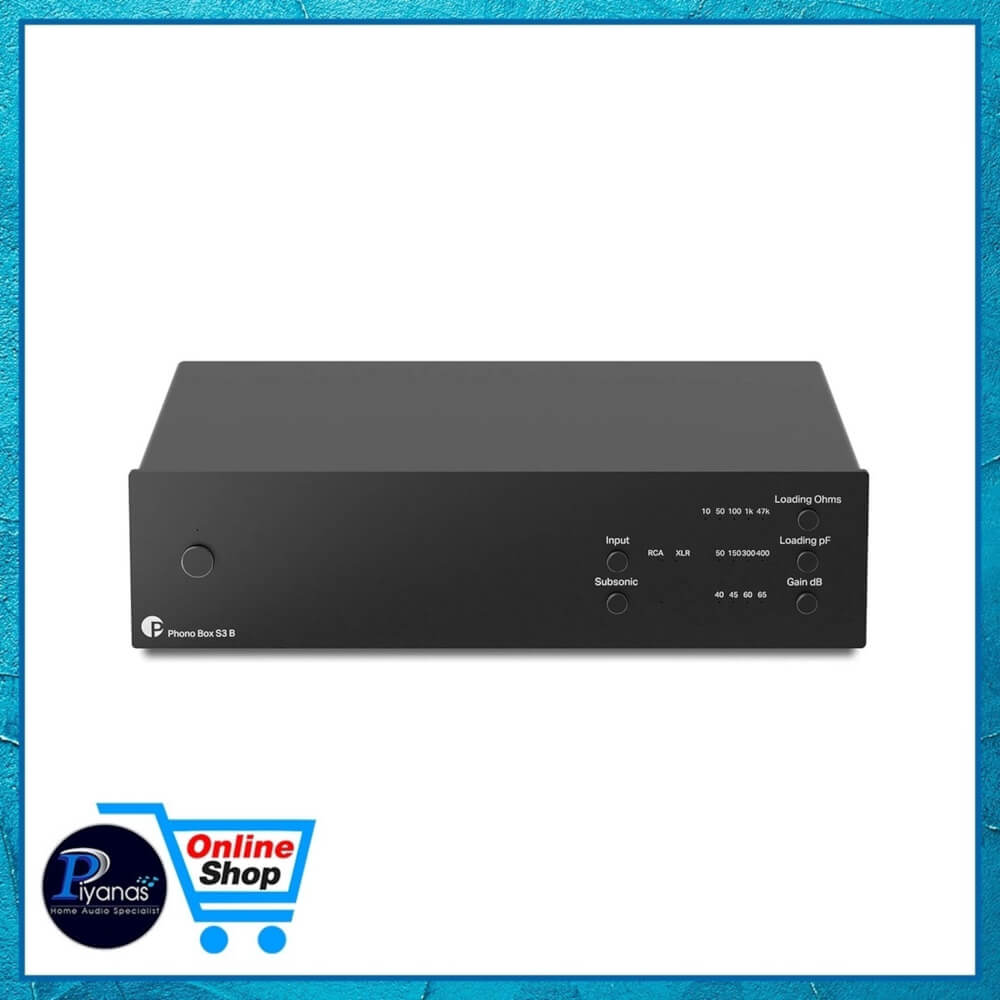 โฟโนปรีแอมป์ PROJECT : PHONO BOX S3 B (BLACK)